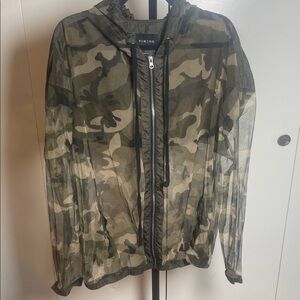 Timing  Green Camouflage Windbreaker
